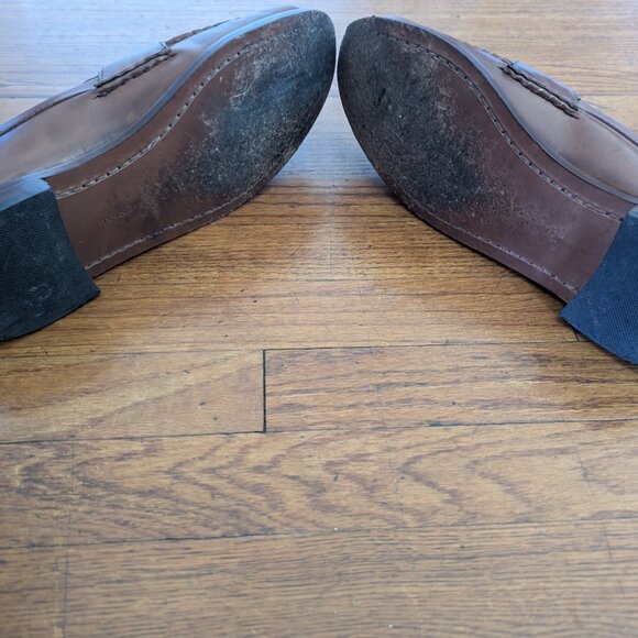 Rancourt & Co. Tan calfskin horsebit loafers 9.5 (used) main image 6